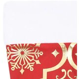  Luksuzna podloga za božićno drvce s čarapom crvena 150 cm | shoptok.hr