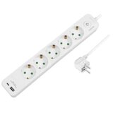 Logilink Produžni kabl sa zaštitom 5 utičnice, 1X USB- A, 1X USB- C 1.5m LPS280U Cijene