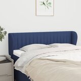  Uzglavlje s ušima plavo 147x23x78/88 cm od tkanine | shoptok.hr
