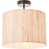XXXL Brilliant - Plafonsko svetlo WIMEA 1xE27/52W/230V, prečnik 30 cm, crna/bež | Eponuda.com