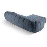Micadoni Home Plava baršunasti kutna garnitura Diana – | shoptok.hr