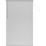 vidaXL Okenska roleta z zavesami Drugo Srebrna 135 x 220 cm Aluminij | Shoptok.si