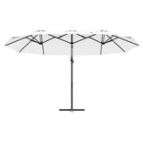 vidaXL Vrtni nadstrešak s zaključavanjem Pijesak 372 x 198 x 253 cm | shoptok.hr
