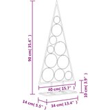  Metalno ukrasno božićno drvce crno 90 cm | shoptok.hr