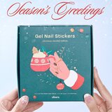 OHORA Semi Cured Gel Nail Strips Christmas Set božični darilni set za nohte | Shoptok.si