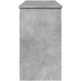  Toaletni stolić s ogledalom siva boja betona 100x45x76 cm | shoptok.hr
