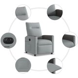  Električni naslonjač od tkanine svjetlosivi | shoptok.hr