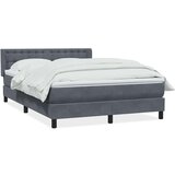  Krevet s oprugama i madracem tamnosivi 160x210 cm baršunasti | shoptok.hr