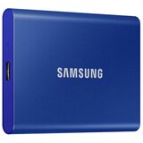 Samsung SSD T7 External 2TB, USB 3.2, 1050/1000 MB/s, included USB Type C-to-C and Type C-to-A cables, 3 yrs, indigo blue, EAN: 8806090312403 | shoptok.hr