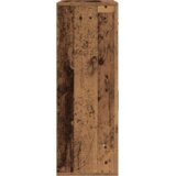 vidaXL Strani šal s predalom s polico Stari les 79 x 38 x 80 cm Konstruiran les | Shoptok.si
