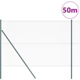 vidaXL šesterokotna ograja siva 1.5x50 m jeklo | Shoptok.si