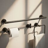 REA Bath Set kupaonskih dodataka GRID Black 4 dijela | shoptok.hr