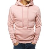 DStreet Bluza męska z kapturem różowa Cene