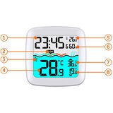  Meteorološka stanica sa senzorom za bazen BD-913 bijela | shoptok.hr