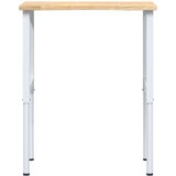  Delovna miza 80x60x(71,5-98) cm trdna hrastovina | Shoptok.si