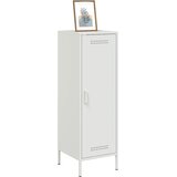  Visoka komoda bijela 36 x 39 x 113 cm čelična | shoptok.hr