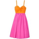 Kate Spade Poletna obleka oranžna / neonsko roza