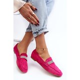 Boto Women's Moccasins with Zircons Fuchsia Ralrika | Shoptok.si
