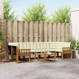  Set vanjskih sofa 8 kom. Prirodna i krem | shoptok.hr