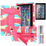 JTech Ohišje za Amazon Fire 7 7.0" Armoured s stojalom Pink, (22025826) | Shoptok.si