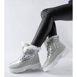 Gemre Silver insulated platform snow boots Dwayn | Shoptok.si
