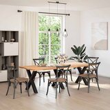  Noge za blagovaonski stol u obliku slova X, 3 kom, crne, 80 x (72-73) cm, čelik | Eponuda.ba