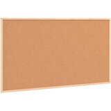  Ploča od pluta s okvirom od masivnog borovog drva 100 x 55 cm | shoptok.hr
