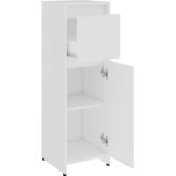  4-dijelni set kupaonskog namještaja bijeli konstruirano drvo | shoptok.hr