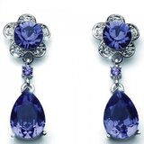  Ženske oliver weber prestige tanzanite mindjuŠe sa swarovski ljubiČastim kristalom ( 22194 ) | ePonuda.com