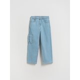 Reserved Straight fit traperice - plava | shoptok.hr