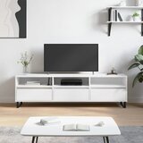 vidaXL TV omarica bela 150x30x44,5 cm inženirski les Cene