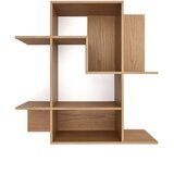 Kave Home Modularni sustav polica u dekoru hrasta u prirodnoj boji 80x80x25 cm Ina – | shoptok.hr