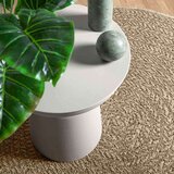  Tepih ZIZUR bež Ø 90 cm s izgledom jute unutarnji i vanjski | shoptok.hr