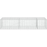  Gabion s žicom debljine 3,5 mm i mrežom 5x10 cm 250x100x50 cm | shoptok.hr