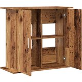vidaXL Stojalo za akvarij starinski les 81x36x73 cm inženirski les | Shoptok.si