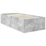  Krevetna konstrukcija s uzglavljem Betonski sivi 120 x 200 cm | Eponuda.ba
