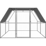 vidaXL Vanjski kavez za kokoši 3 x 4 x 2 m od pocinčanog čelika | shoptok.hr