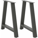  Noge za blagovaonski stol A-oblika 2 kom antracit 80 x (72-73) cm čelik | shoptok.hr