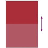 Rolo zavjesa za zamračivanje crvena 105x175 cm Širina tkanine 100,7 cm Poliester | shoptok.hr