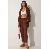 Happiness İstanbul Two-Piece Set - Brown - Relaxed fit
