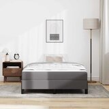 Krevetna konstrukcija s madracem Siva 120 x 190 cm tkanina | shoptok.hr