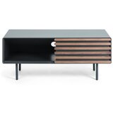 Kave Home Črna TV omarica v orehovem dekorju 120x48,5x45 cm Kesia – | Shoptok.si