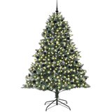 vidaXL Umestno božično drevo med 300 LED Zelena 160 x 160 x 240 cm | Shoptok.si