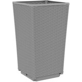  Vrtne sadilice 4 kom svjetlosive 32,5 x 32,5 x 57 cm PP | shoptok.hr