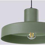Sollux SL.1705 - visilica na sajli bilo 1xE27/15W/230V, prečnik 35 cm, zelena | Eponuda.com