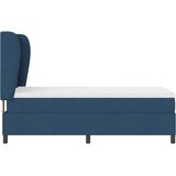  Krevet s opruga kutije s uzglavljem Plava 100 x 200 cm tkanina | shoptok.hr