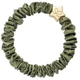 By Eloise London Skinny Silk Scrunchie Gold Star zapestnica / elastika za lase Cene