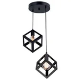 VISILICA 2xE27 max 60W fi25cmx H75cm Crna ALLY
