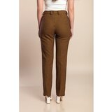 Fenzy Plus Size Hlače S Karo Potiskom, Rumene | Shoptok.si