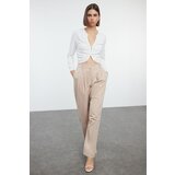 Trendyol mink Cotton Comfortable Fabric Wide Leg / Wide Leg Woven Trousers | ePonuda.com